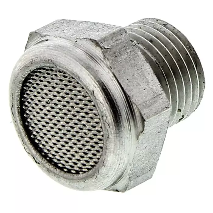 Legris 0682 Series Pneumatic Silencer Stainless Steel 12 Bar Threaded G 1/8 Male, 0682 00 10