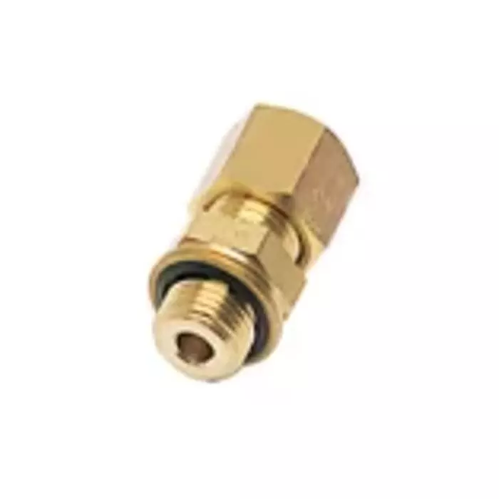 Legris Brass Pipe Fitting Straight Push Fit Compression Olive Male BSPP 3/8 inch 3/8 inch 12 mm, 0101 12 17 39 (Pack of 10 Pcs)