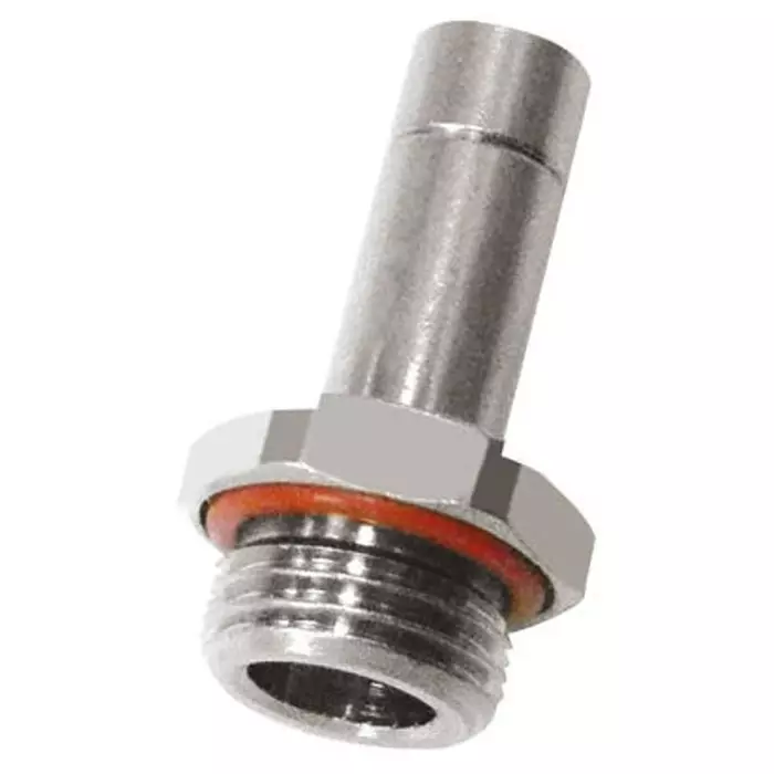 Legris LF3800 Series Straight Threaded Adaptor R 1/4 Male to Push In 8 mm Threaded-to-Tube Connection Style, 3821 08 13