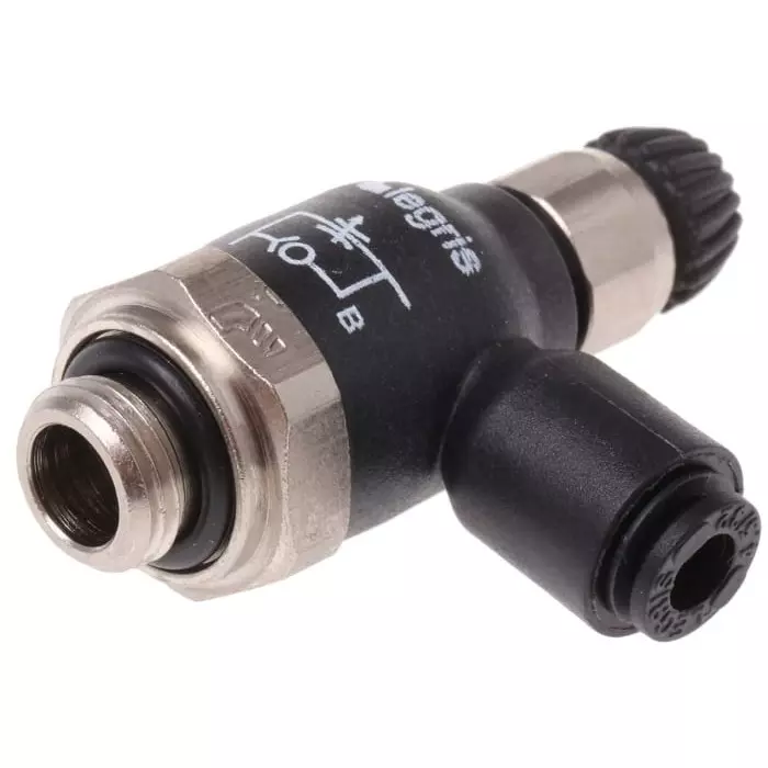 Legris 7061 Series Tube Flow Regulator 4 mm Tube Inlet Port, 7061 04 10