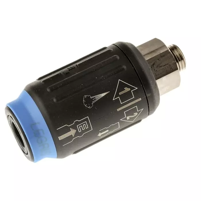 Legris Reinforced Polymer Male Pneumatic Quick Connect Coupling, G 1/4 Male Threaded, 9401E07 13