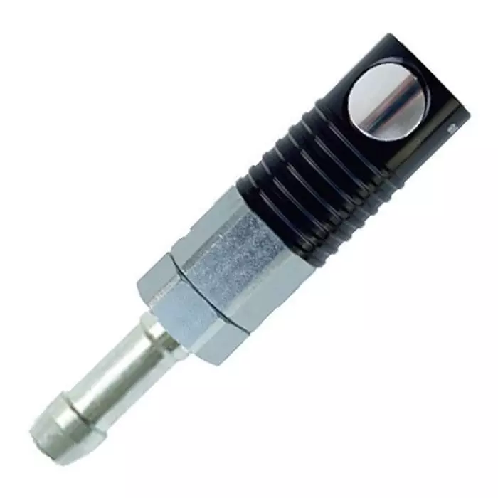 Legris Anodised Aluminium & Nickel Plated Brass Female Pneumatic Quick Connect Coupling, M13 x 1 Female Hose  Barb, 84KPTF13APX