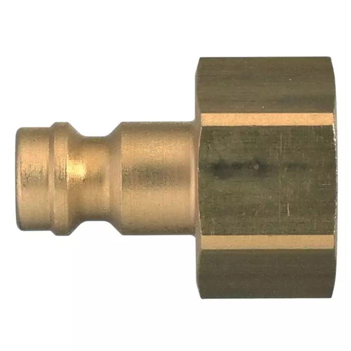 Legris Nickel Plated Brass Female Pneumatic Quick Connect Coupling, 1/4 in Female Female Thread, 21SFIW13MXN