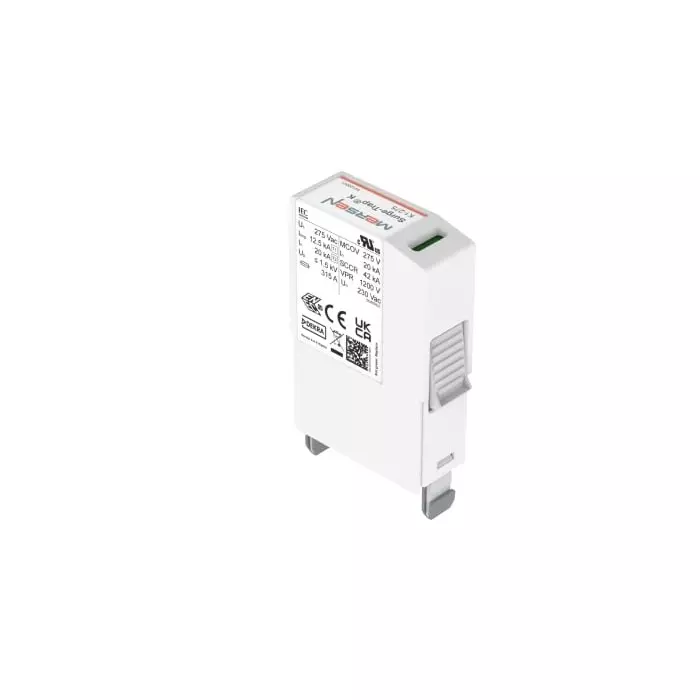 Mersen Surge Protector 50 kA 2000 V DIN Rail Mount, 44120001