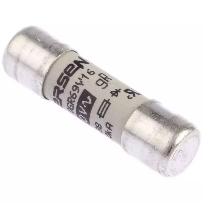 Mersen FF Cartridge Fuse 16 A 500 V DC, 690 V AC & 700 V AC 10x38 mm, D1014579 - FR10GR69V16 (Pack of 10 Pcs)