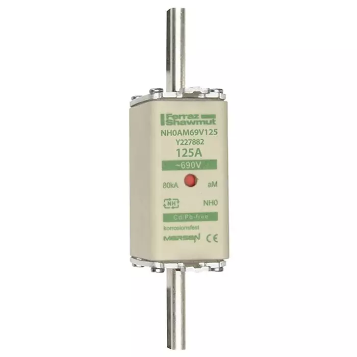 Mersen NH Fuse 125 A 690 V AC NH0, Y227882 - NH0AM69V125