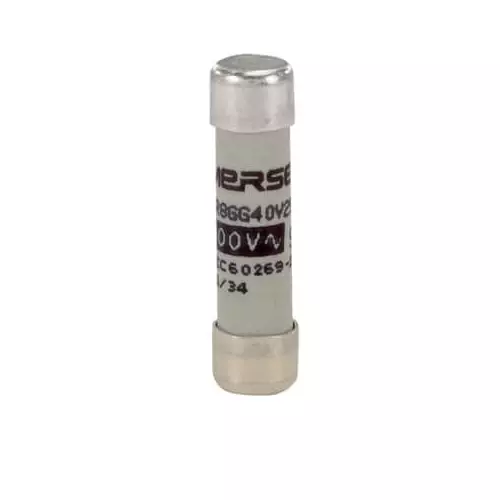 Mersen Slow-Blow Ceramic Cartridge Fuse 25 A 400 V AC 8.5x31.5 mm, FR8GG40V25 (Pack of 10 Pcs)