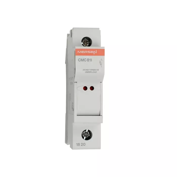 Mersen Rail Mount Fuse Holder 25 A for 8x31 mm Fuse 1P 400 V AC, X1062689 - CMC81I
