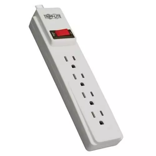 TRIPP LITE Power Outlet Strips 4 Outlet 15 A Current Rating 220 to 240 VAC Voltage Rating, PS410