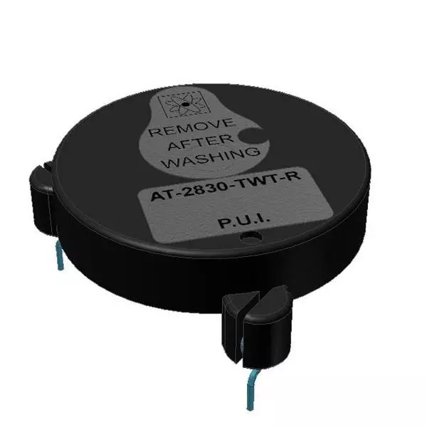 PUI AUDIO Transducers Piezoelectric PCB Mount 93 dBA Sound Pressure Level, AT-2830-TWT-R