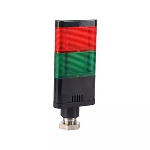 MALLORY Stack Light, Green/Red, 85Dba, 24V, Jtc028-Rg-Cdl