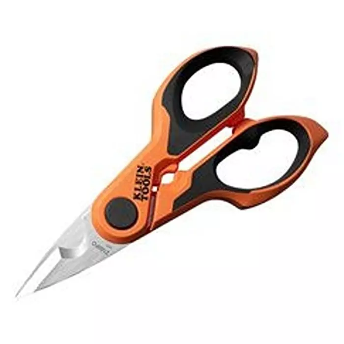 KLEIN TOOLS Electrician Scissor, 6.6", Cable Strip, 2100Fo