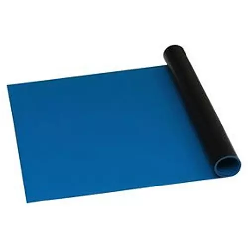 DESCO Mat Roll, Vinyl, Blue, 24"X30Ft, Ask-39793