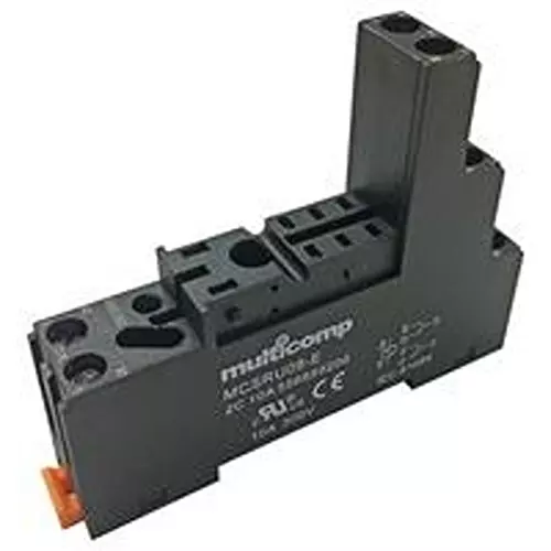 MULTICOMP Relay Socket, 300V, 10A, Din Rail, Mcsru08-E