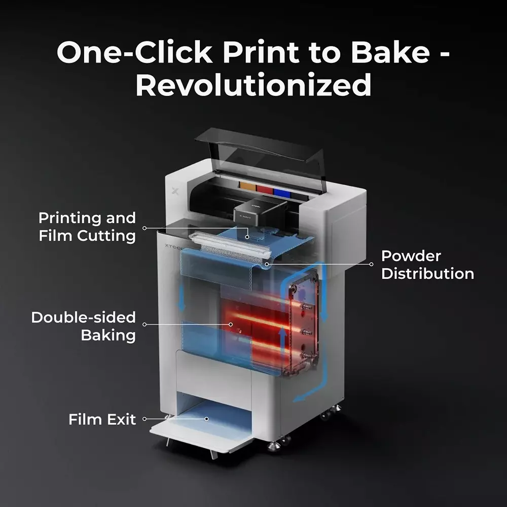 XTOOL Apparel Printer All in 1 Bundle 15–30°C Operating Temperature and 356 mm Print Width