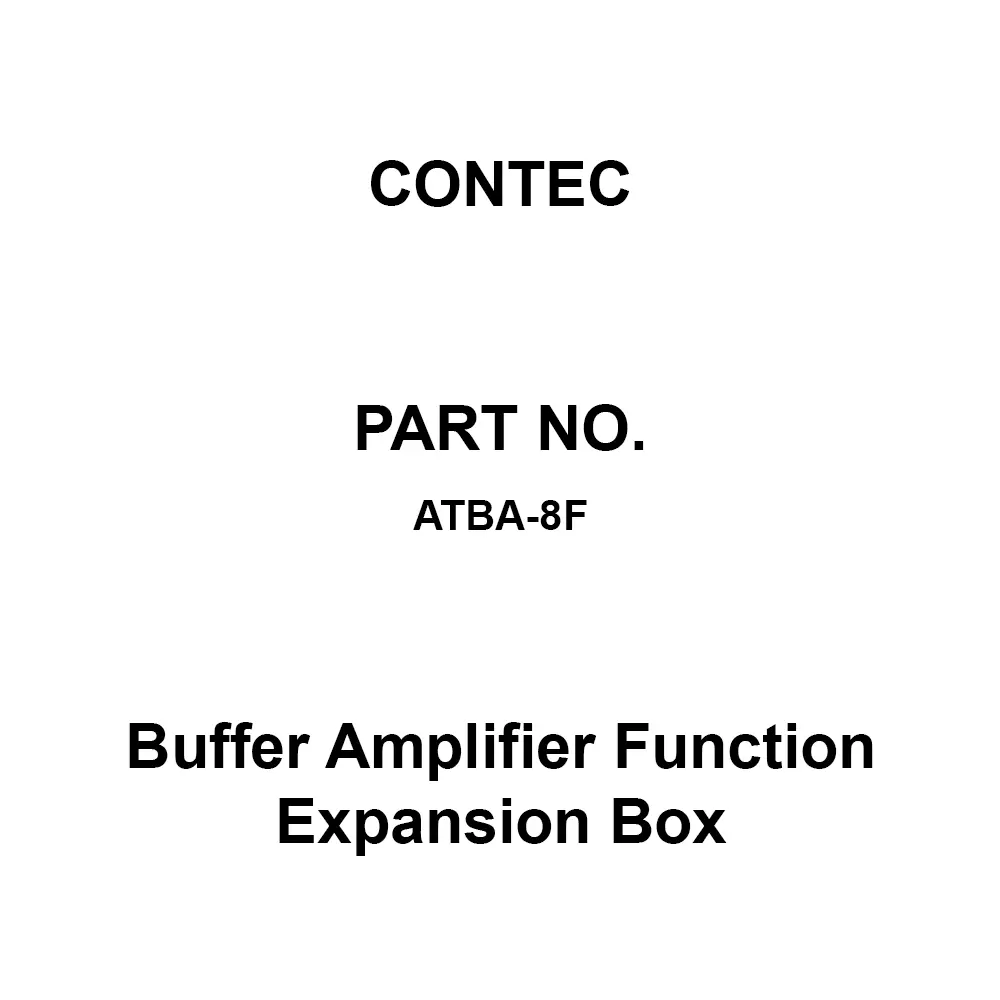 CONTEC Buffer Amplifier Function Expansion Box 300 mA (Max.)(DC 5 V), ATBA-8F