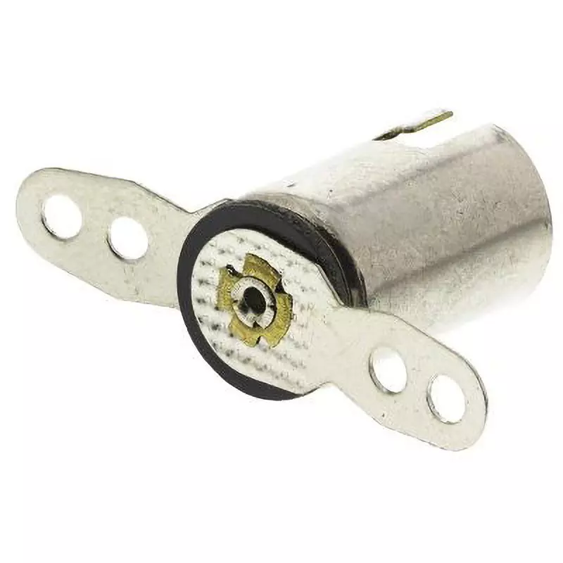 RS PRO Indicator Bulb Holder Ba9S Base Nickel-Plated Brass ,438-9515