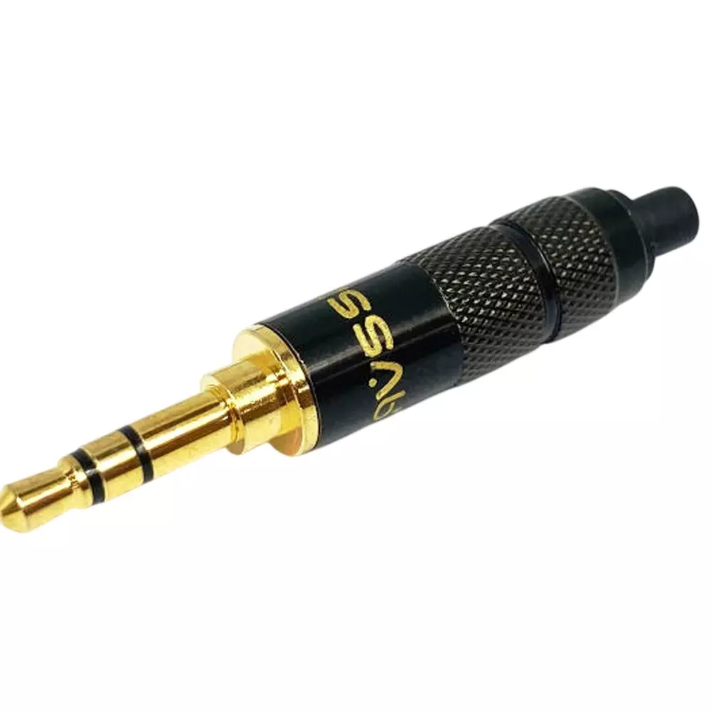 Kyoritsu Electronics Gold-Plated Plug 3(TRS) Pole Straight, AF3.5-3BG