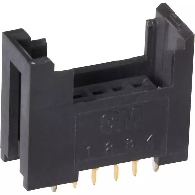 3M Mini Clamp Board Mount Socket Straight Type 3 A Current AC/DC 32 V Voltage 4 Pole, 37204-62B3-004 PL