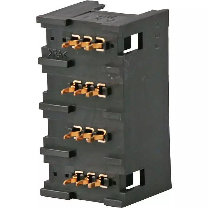 3M Mini Clamp Board Mount Socket Straight Type 3 A Current AC/DC 32 V Voltage 12 Pole, 37212-62M3-003 PL