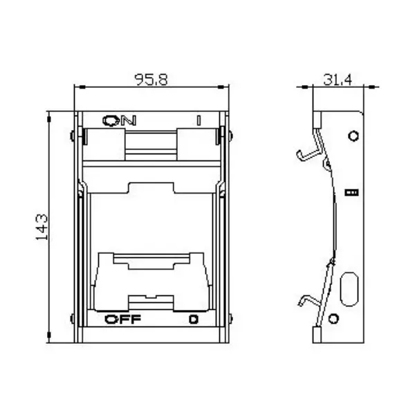 siemens-sentron-3va-series-locking-device-accessory-for-3va15-800-1000a-frame-size-breaker-with-toggle-lever-3va9588-0lb10