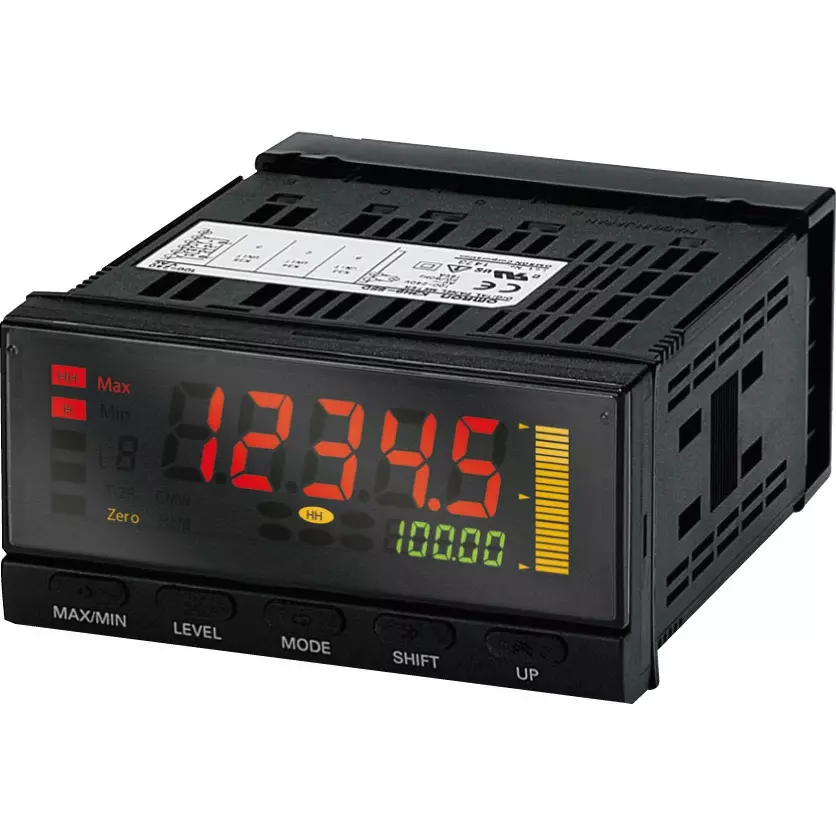 Omron Mv Meter Panel Mounting AC 100 To 240 V 5-Digit Display, K3HB-VLC-FLK3B1AC100-240