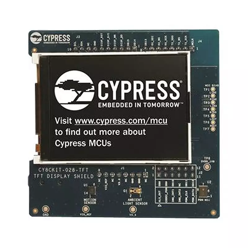 Infineon DEV KIT, PSOC 6 ARM CORTEX-MO+/M4 MCU, CY8CKIT-028-TFT