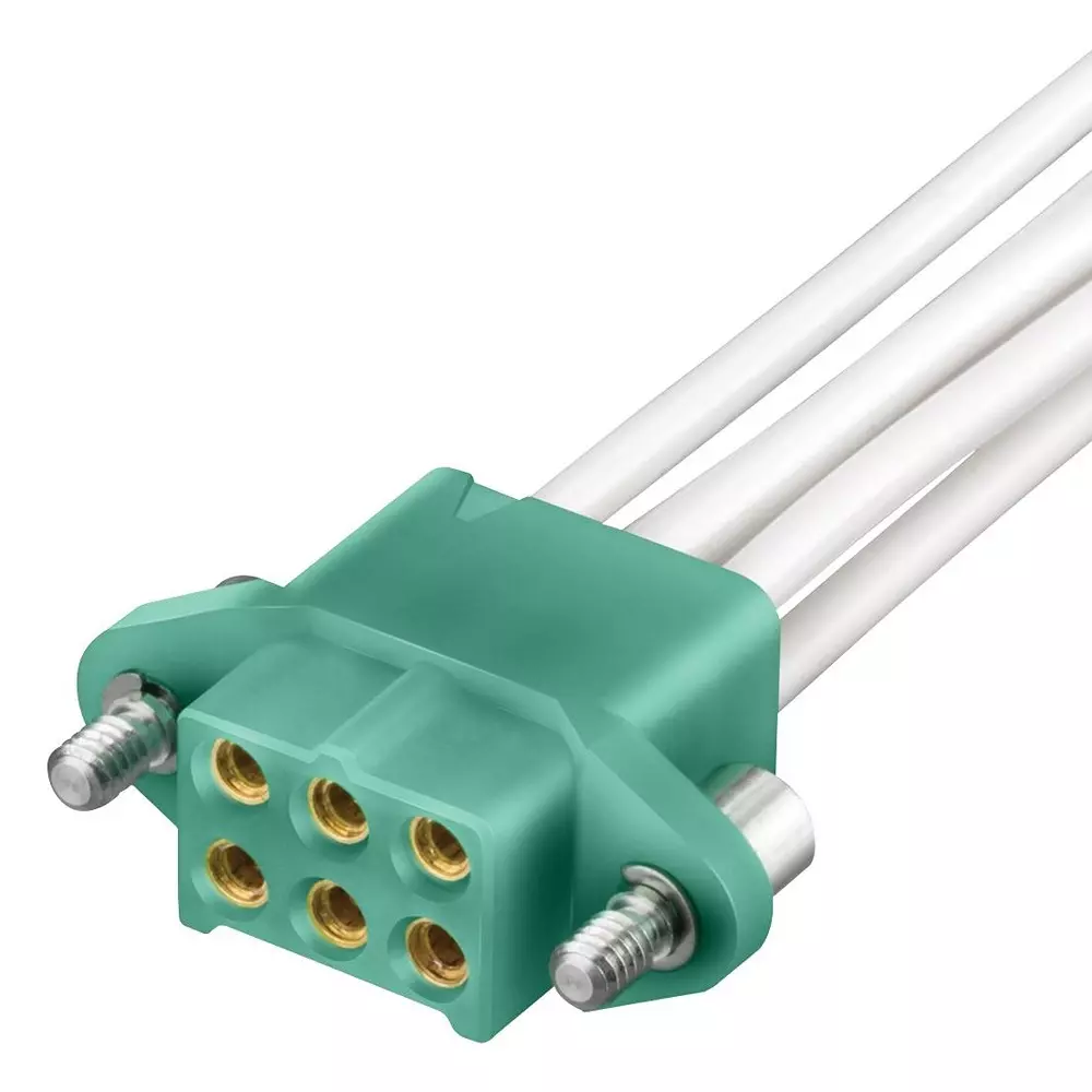 HARWIN CONNECTOR HOUSING, RCPT, 6POS, 3MM, M300-2240696F2