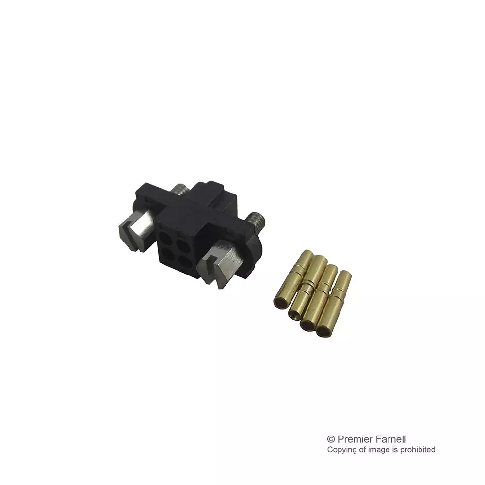 HARWIN CONNECTOR, RECEPTACLE, 4POS, 2ROW, 2MM, M80-4610405