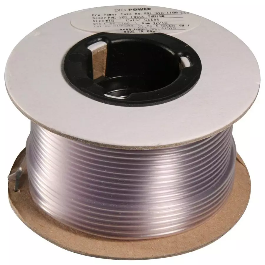 MULTICOMP PRO Sleeving SLEEVING, INSULATING, 1.5MM, TRANSPARENT, 100FT, PVI-S15-1100-CLR (Pack of 100)