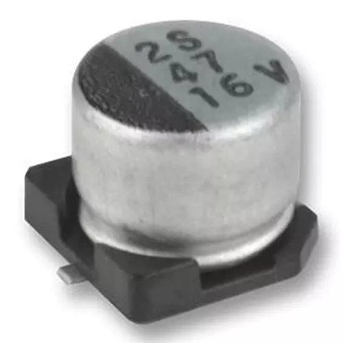MULTICOMP PRO SMD Aluminium Electrolytic Capacitors CAP, 4.7µF, 35V, RADIAL, SMD, MCESL35V475M4X5.2 (Pack of 10)
