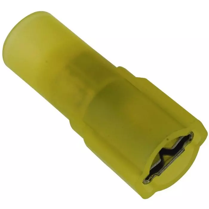 3M TERMINAL, FEMALE DISCONNECT, 0.25", CRIMP, YEL, FDI10-250Q (Pack of 25 Pcs)