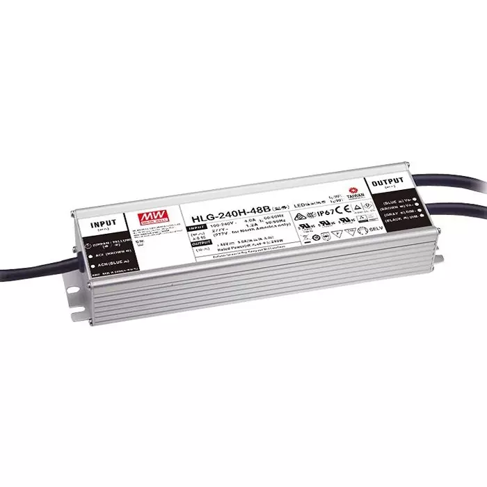 Mean Well LED DRIVER PSU, AC-DC, 42V, 5.72A, HLG-240H-42B