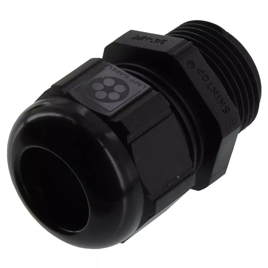 Lapp CABLE GLAND, 3/4" NPT, PA, 13-18MM, BLK, S2134