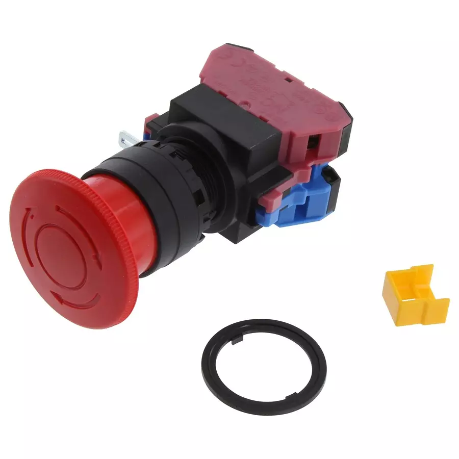 IDEC SWITCH, EMERGENCY STOP, 1NO/1NC, 600VAC, HW1B-V4F11-R