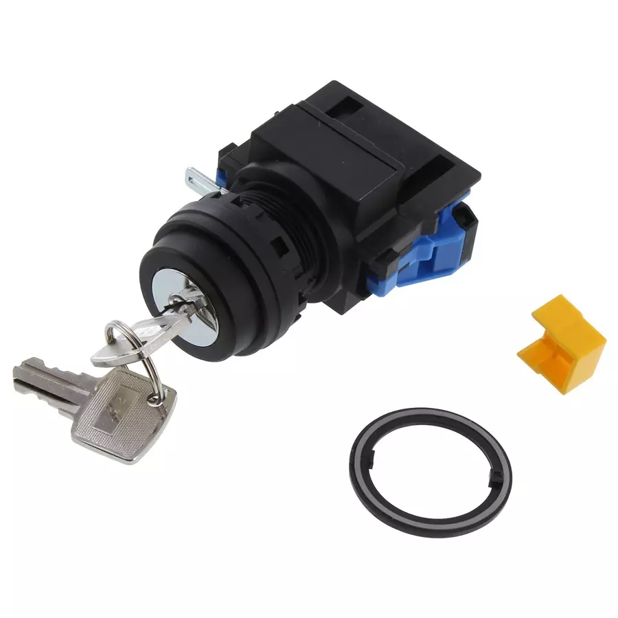 IDEC SWITCH, KEY OPERATED, 1NO, 10A, 600V, HW1K-2AF10