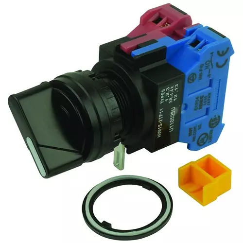 IDEC SWITCH, SELECTOR, SPST-NO/NC, 10A, 600V, HW1S-2TF11