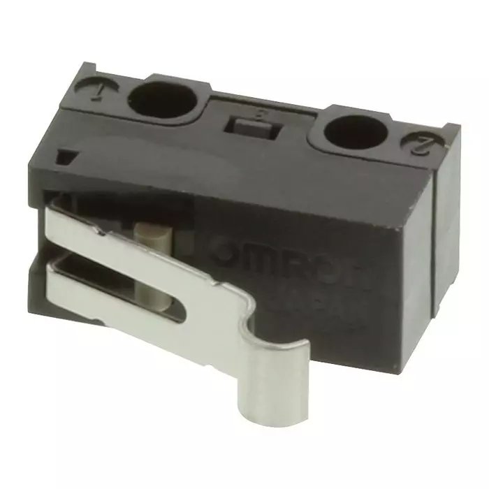 OMRON ELECTRONIC COMPONENTS MICROSWITCH, SIM ROLLER, SPDT, 30V, 0.1A, D2F-01L3