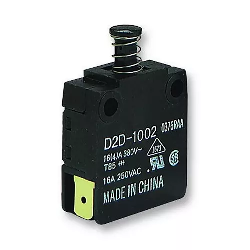 OMRON ELECTRONIC COMPONENTS SWITCH, SAFETY INTERLOCK, SPDT, 16A, 250VAC, D2D-1000