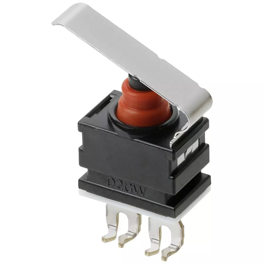 OMRON ELECTRONIC COMPONENTS MICROSW, SPST-NC, 0.01A, 13.5VDC, 1.2N, D2GWA02FBYOMR