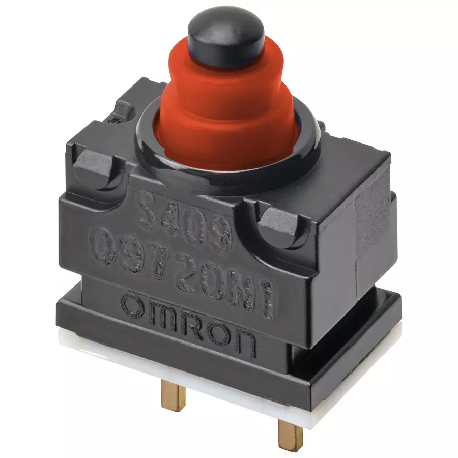 OMRON ELECTRONIC COMPONENTS MICROSW, SPST-NO, 0.01A, 13.5VDC, 0.85N, D2GWA13DBYOMR