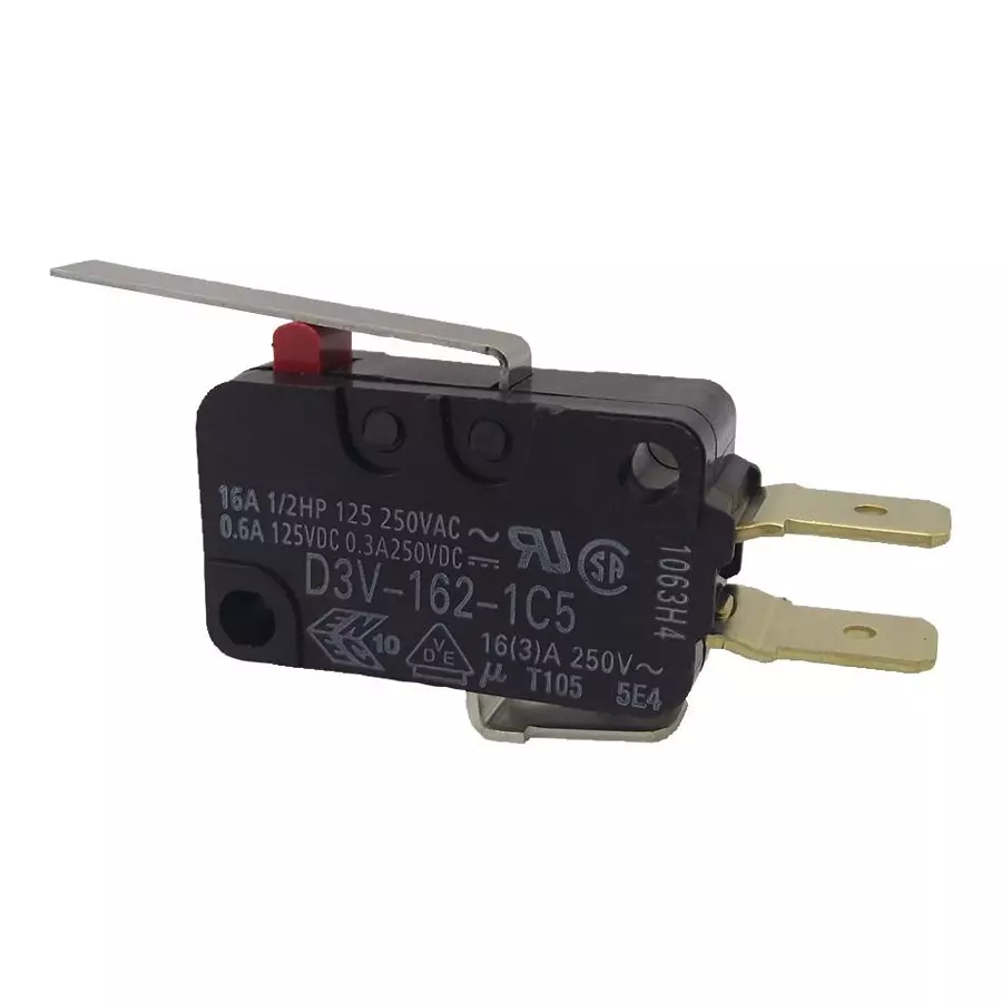OMRON ELECTRONIC COMPONENTS MICROSWITCH, LEVER, 16A, 250VAC, SPDT, D3V-162-1C5