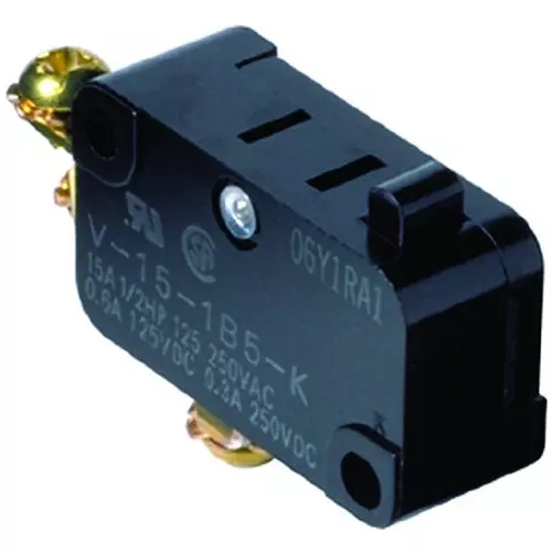 OMRON ELECTRONIC COMPONENTS MICROSWITCH, PIN PLUNGER, SPDT 15A 250V, V-15G-1C26-K