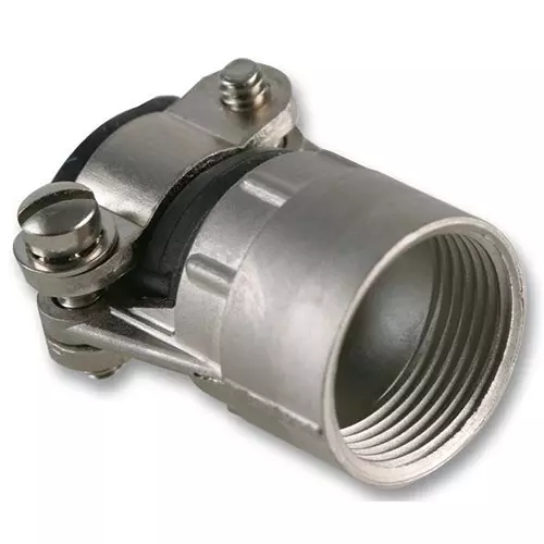 SOURIAU-SUNBANK / EATON HOOD, METAL, STRAIN RELIEF, SIZE 24, UT024AC