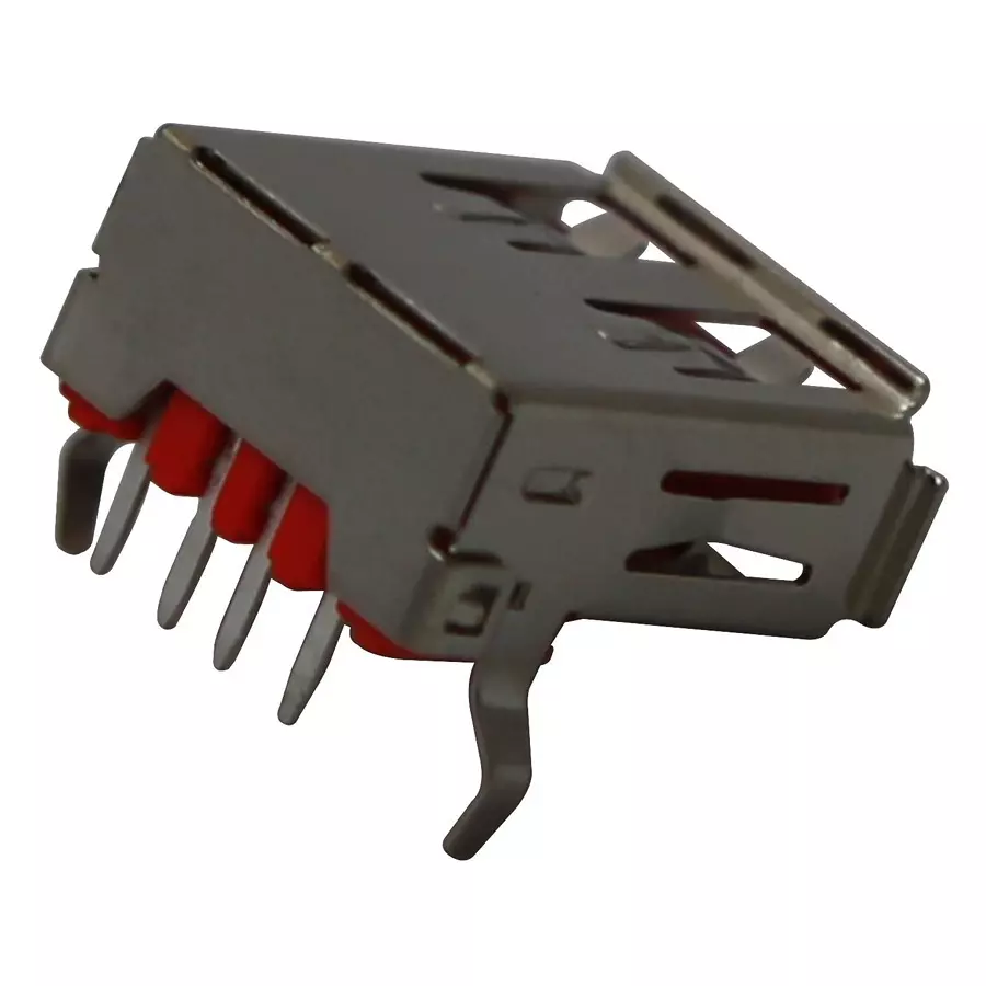 SAMTEC USB, 2.0 TYPE A, RECEPTACLE, TH, USBR-A-S-S-O-TH