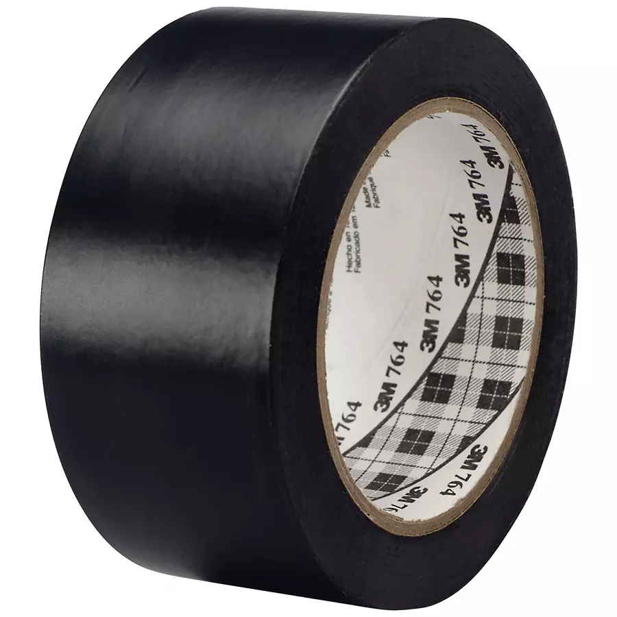 3M GENERAL PURPOSE TAPE, PVC, 33M X 50MM, 764L 50MM BLACK