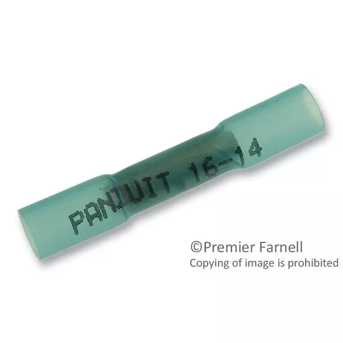 PANDUIT Butt Splices TERMINAL, BUTT SPLICE, 16-14AWG, BLU, BSH14-Q