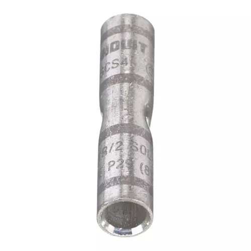 PANDUIT Butt Splices TERMINAL, BUTT SPLICE, 2-4AWG, UNINSUL, SCS4-L