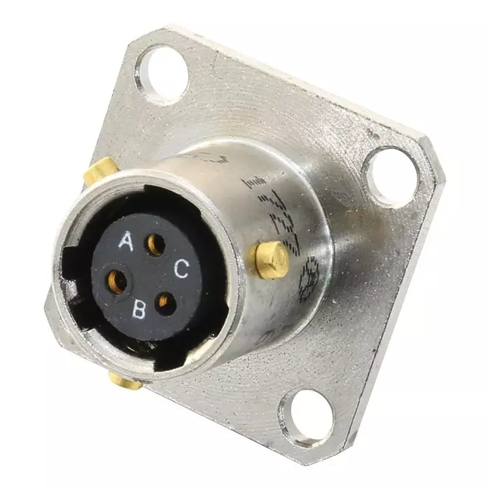 AMPHENOL LTD Circular MIL Spec Equivalent Connectors RECEPTACLE, PANEL, SIZE 8, 3WAY, SKT, 62GB-12E08-33SN(416)