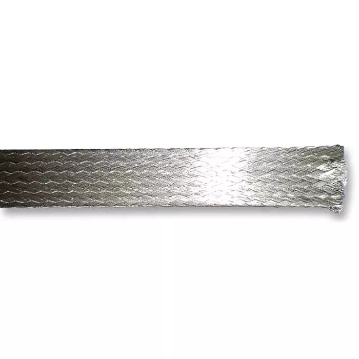 ALPHA WIRE Sleeving SLEEVING, BRAID, FLAT, CU, 15.9MM, 30.5M, 1233 SV005 (Pack of 30)